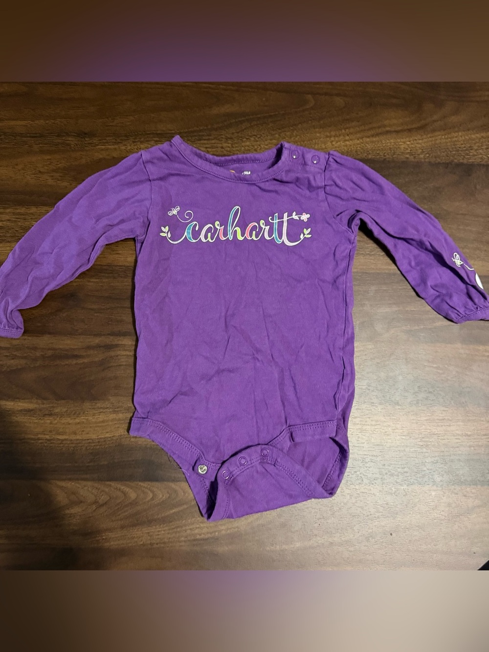 Baby girl Carhartt onesie
